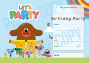 Hey Duggee party Invitations
