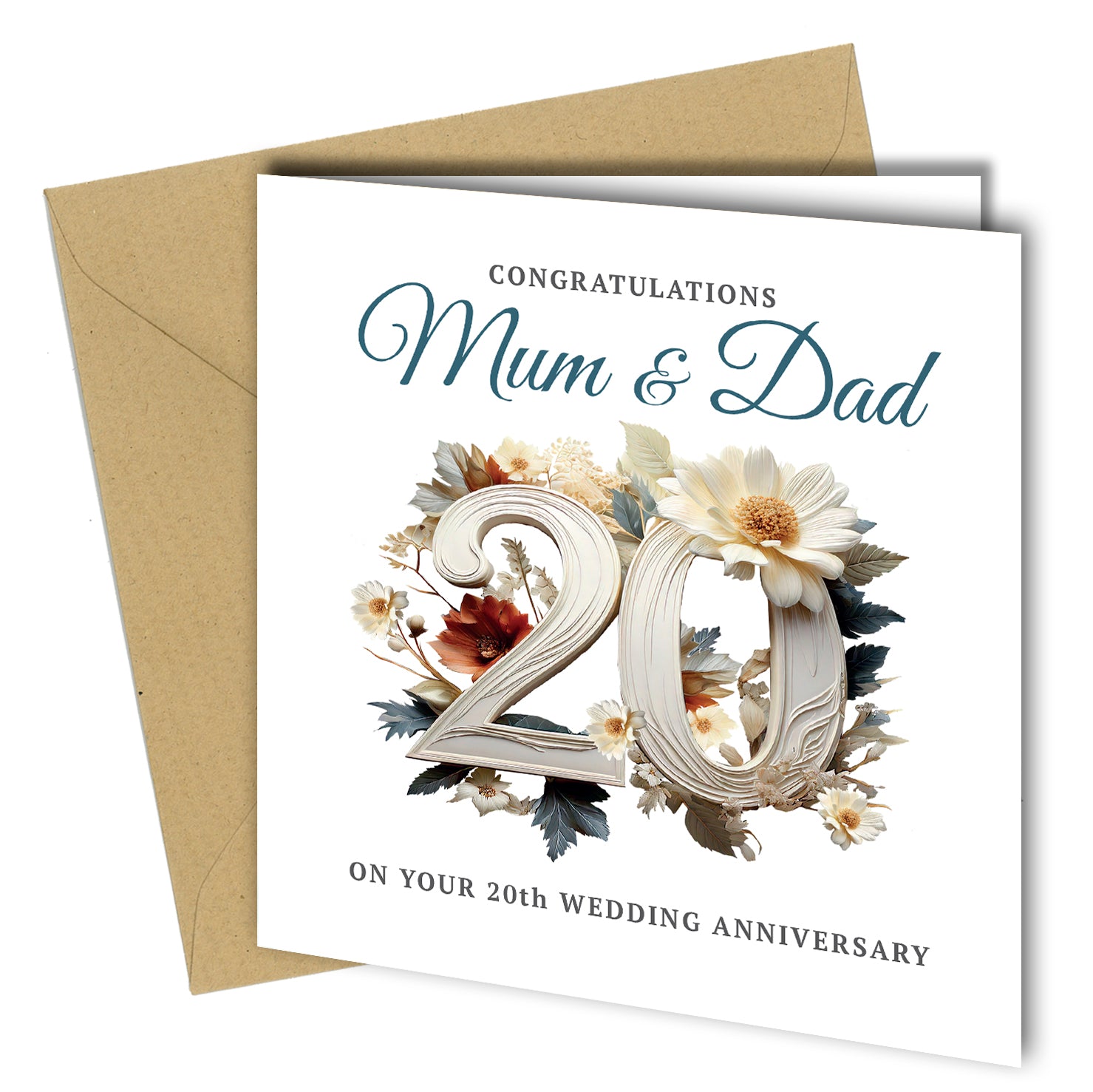 "Congratulations Mum &amp; Dad on your 20th wedding anniversary!"