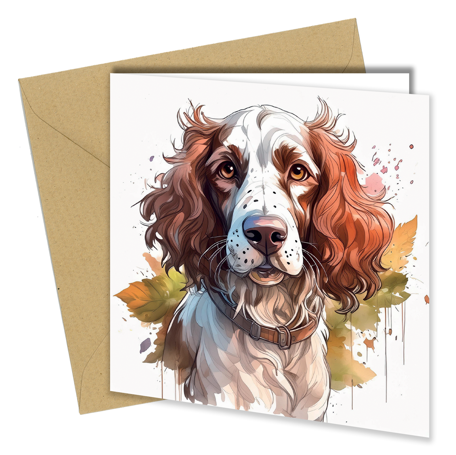 Dog/Puppy Splash of Watercolour Cards