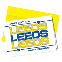 "Happy Birthday. Leeds, Leeds, Leeds, Happy Birthday" Burley Banksy (Leeds United inspired) Greeting Cards