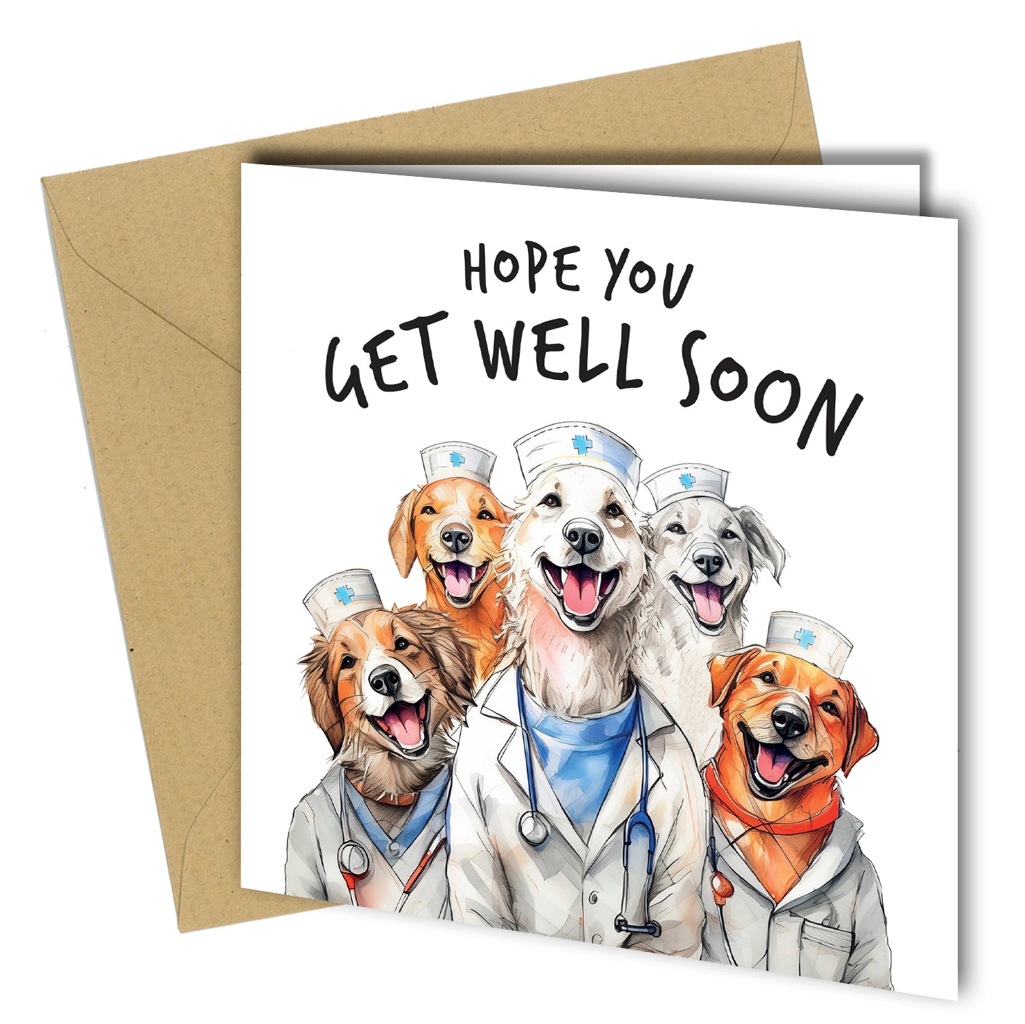 #1673 Get Well Dogs