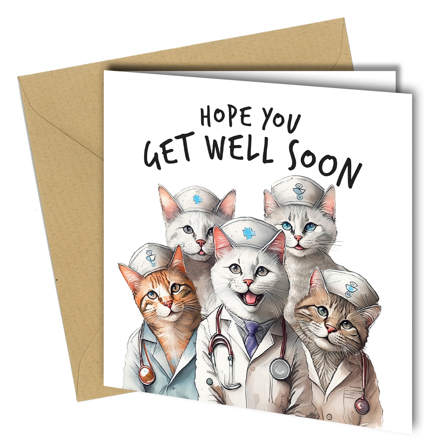 #1674 Get Well Cats