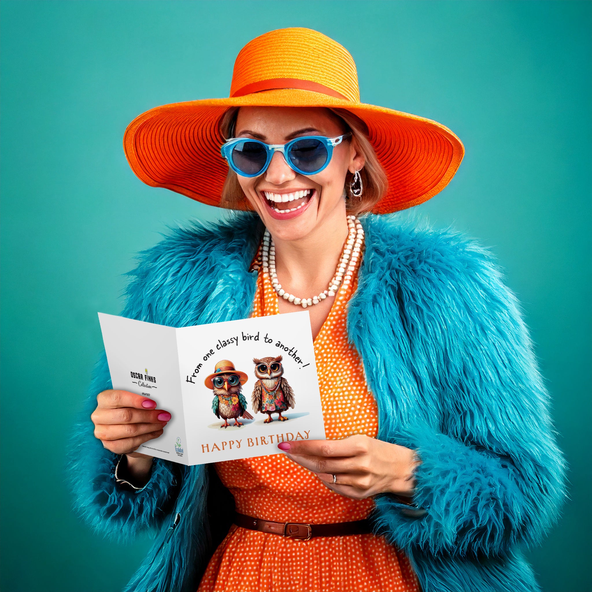 "From one classy bird to another! Happy Birthday"