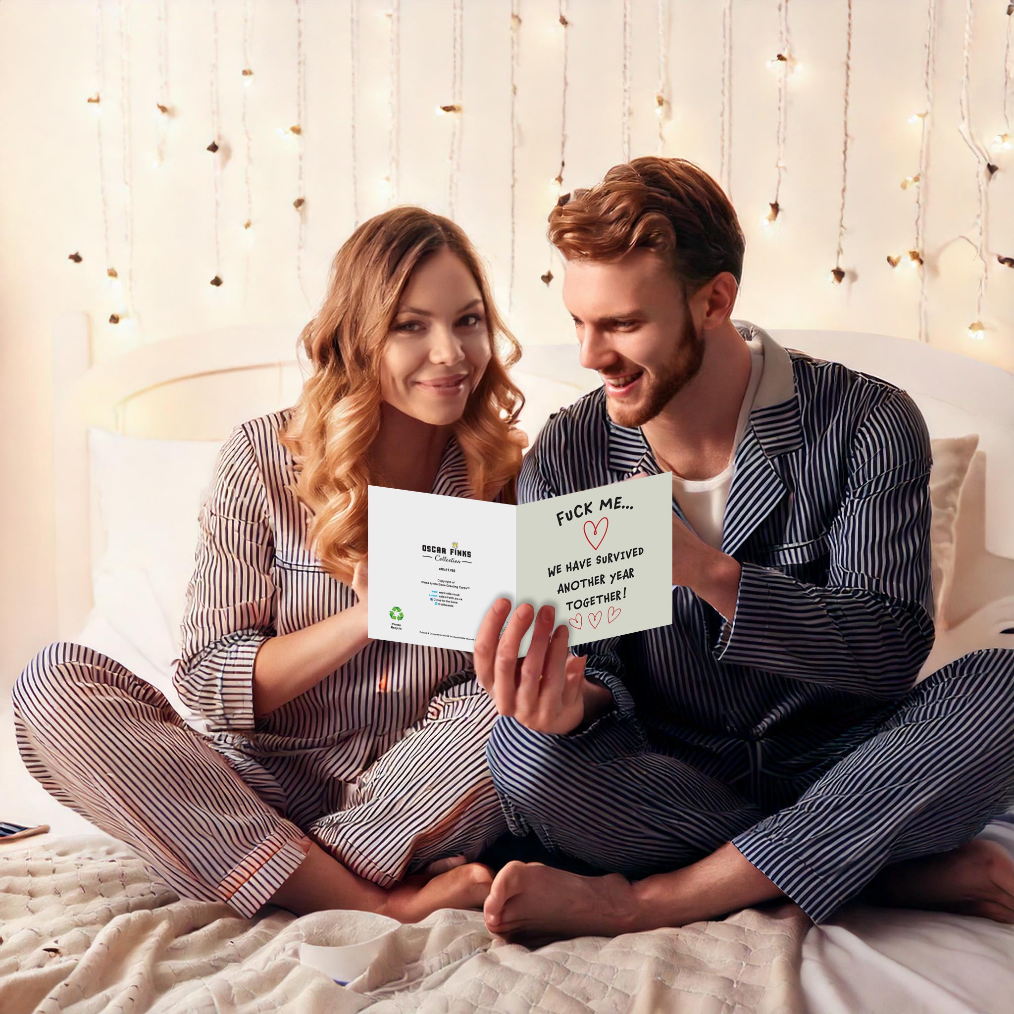 "F**k me...

We have survived another year together!"