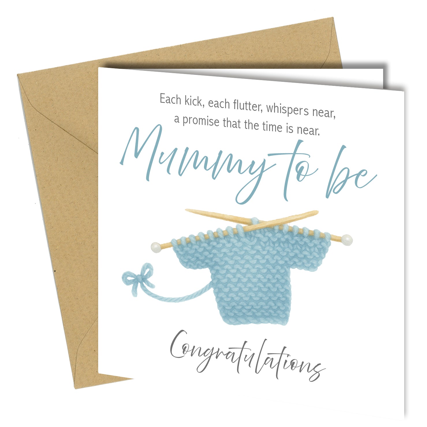 Mummy To Be Congratulations Card – Baby Shower Greeting Card - cb005