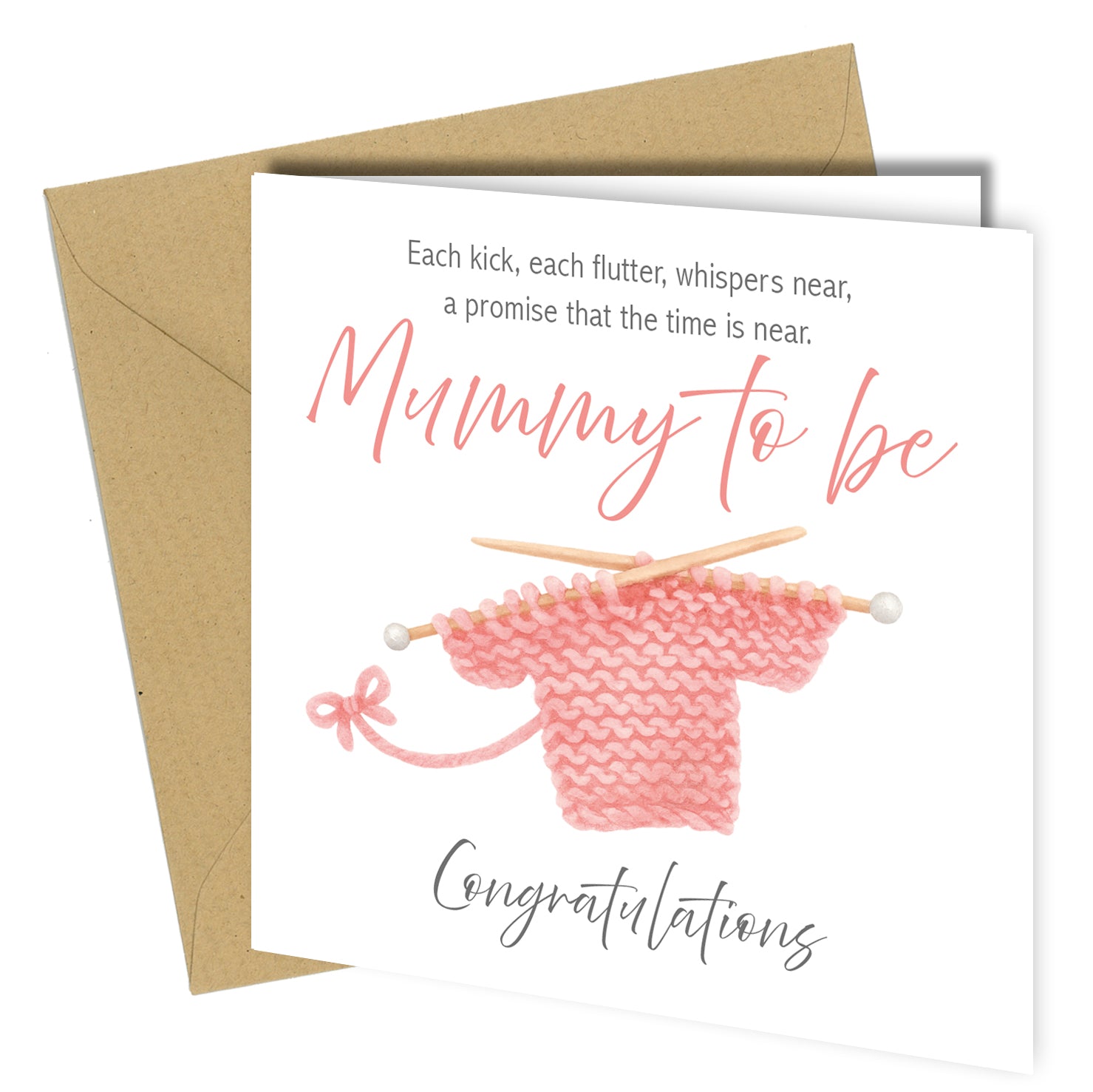 Mummy To Be Congratulations Card – Baby Shower Greeting Card - cb005