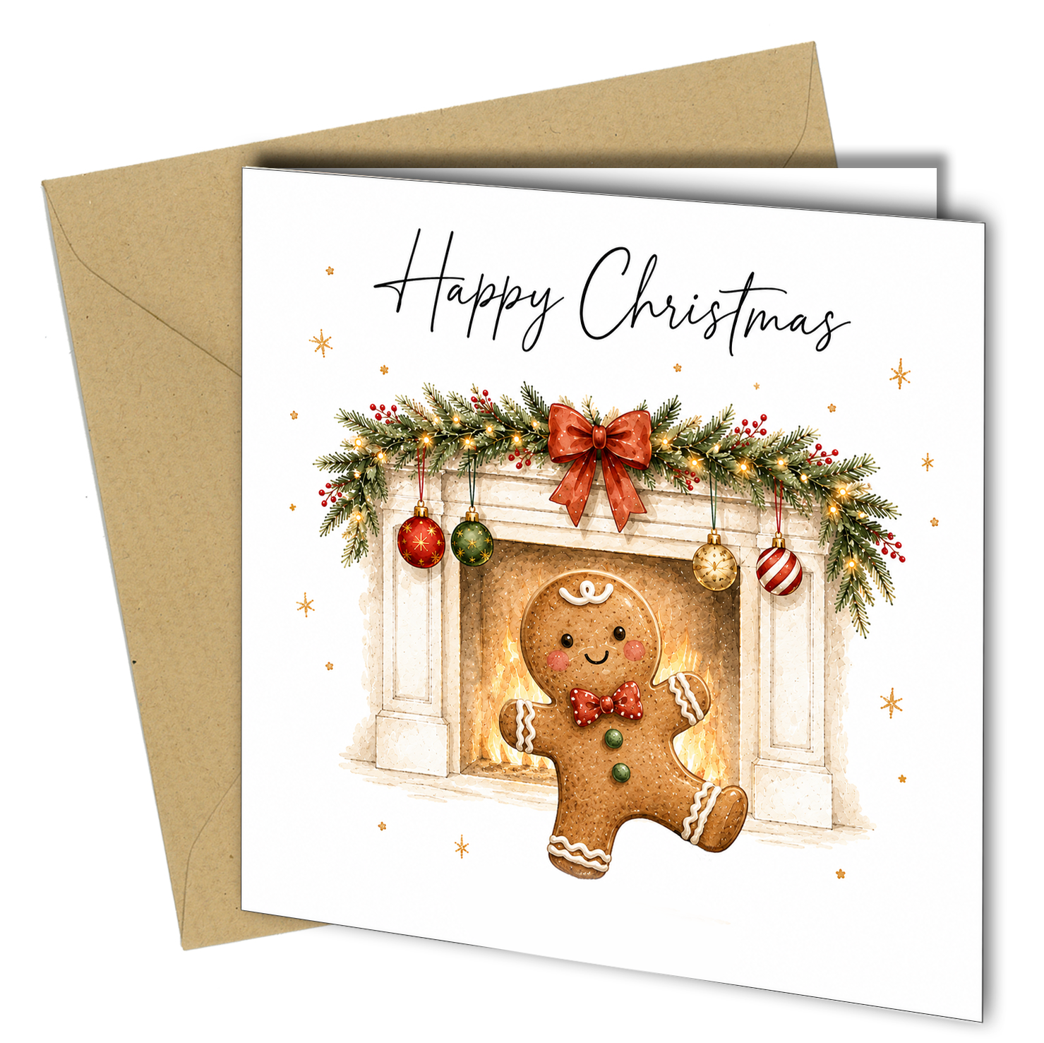 Pack of 10 Christmas Cards | Cute Festive Designs - cb116