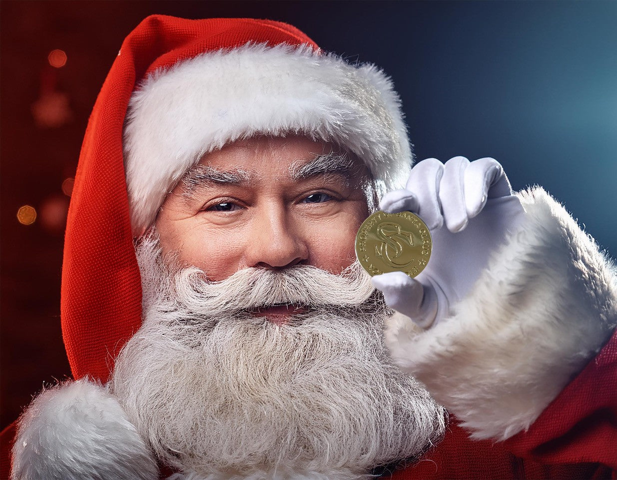 Gold Santa's Lost Button