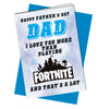 #1001 Playing Fortnite - Close to the Bone Greeting Cards