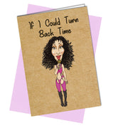 #1017 Turn Back Time - Close to the Bone Greeting Cards