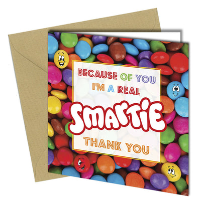 #1103 I'm A Real Smartie - Close to the Bone Greeting Cards