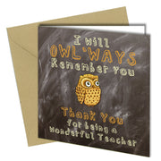 #1110 Wonderful Teacher - Close to the Bone Greeting Cards