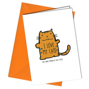 #1226 I Love My Cats - Close to the Bone Greeting Cards