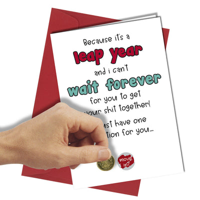 #1241 Move In? - Close to the Bone Greeting Cards