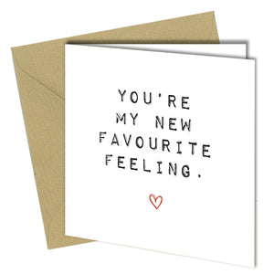 #1256 Favourite Feeling - Close to the Bone Greeting Cards