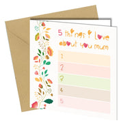 #1277 Love About My Mum - Close to the Bone Greeting Cards