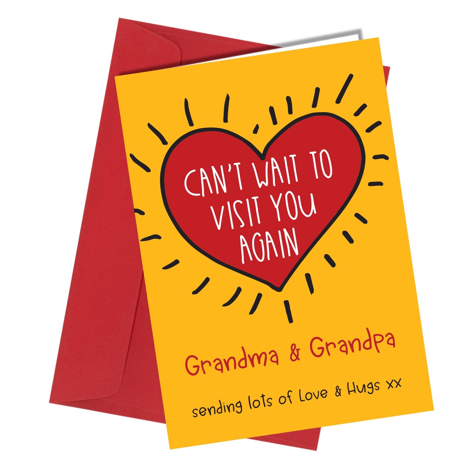 1305 Grandma And Grandpa Close To The Bone Greeting Cards