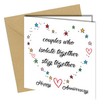 #1315 Couples who Isolate Together - Close to the Bone Greeting Cards