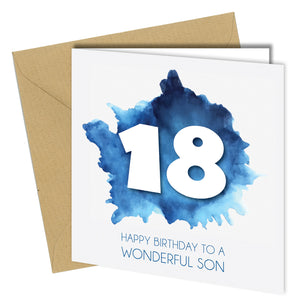 "18. Happy Birthday to a wonderful son"