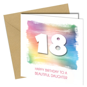 "18. Happy Birthday to a beautiful daughter"