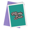 "Mardy Bum" Yorkshire Slang card