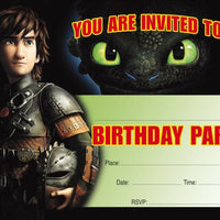 #25 How To Train Your Dragon Invitations