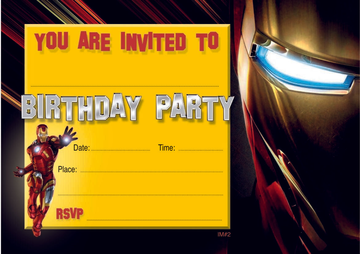 #30 Ironman Invitation x10