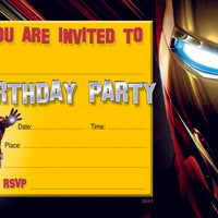 Ironman Birthday Invitations