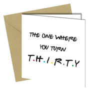 #1264 Turn Thirty - Close to the Bone Greeting Cards