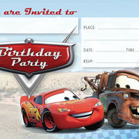 Cars Birthday Invitations