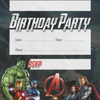 Avengers Invitations