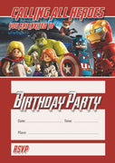 #44 Lego Avengers Invitation