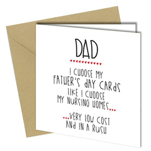 #519 Very Low Cost - Close to the Bone Greeting Cards