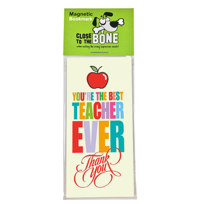 #627 Best Teacher Ever - Close to the Bone Greeting Cards