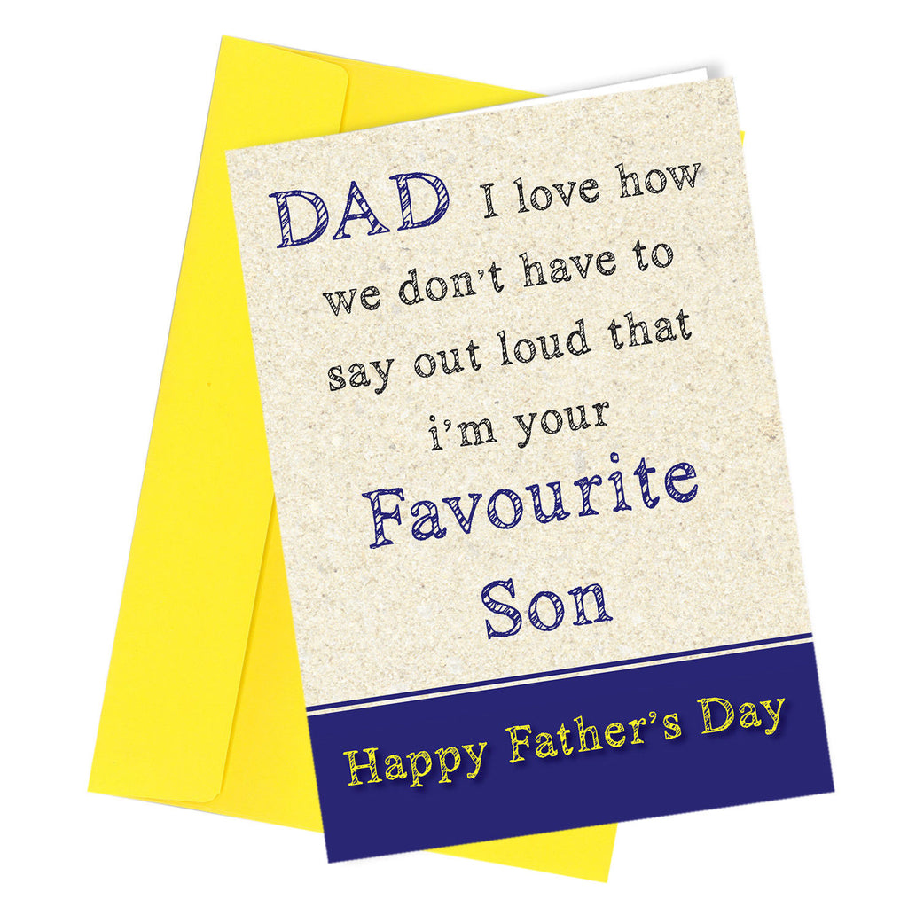 Greetings Card / Comedy / Rude / Funny / Humour / Father's Day / Dad Daddy #160 - Close to the Bone Greeting Cards
