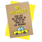 #658 Yay You Passed! - Close to the Bone Greeting Cards