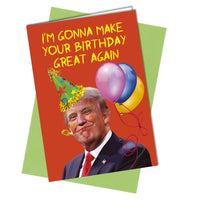 #444 Donald Trump - Close to the Bone Greeting Cards
