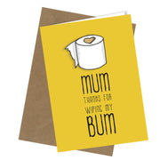 #141 Wiping My Bum - Close to the Bone Greeting Cards