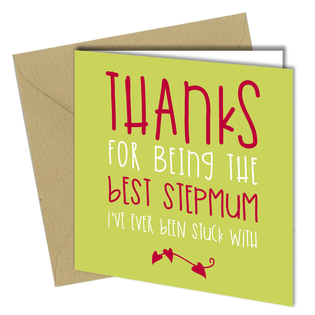 #492 Best Stepmum - Close to the Bone Greeting Cards