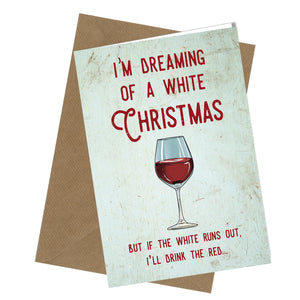 #389 White Christmas - Close to the Bone Greeting Cards