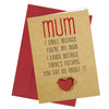 #142 I Smile Because You're My Mum - Close to the Bone Greeting Cards