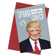 #53 Donald Trump - Close to the Bone Greeting Cards
