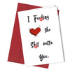 #85 BIRTHDAY / VALENTINE CARD Funny Rude Girlfriend Boyfriend Humour Love Cheeky - Close to the Bone Greeting Cards