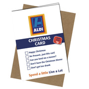 #401 Aldi Christmas - Close to the Bone Greeting Cards