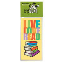 #622 Live, Love, Read - Close to the Bone Greeting Cards
