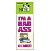 #630 Bad Ass Reader - Close to the Bone Greeting Cards