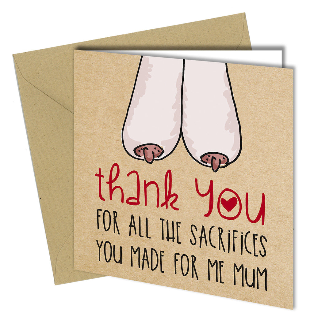 #494 Sacrifices - Close to the Bone Greeting Cards