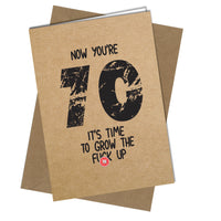 BIRTHDAY CARD 30th / 40th / 50th / 60th / 70th GREETING CARD Rude Funny Joke - Close to the Bone Greeting Cards