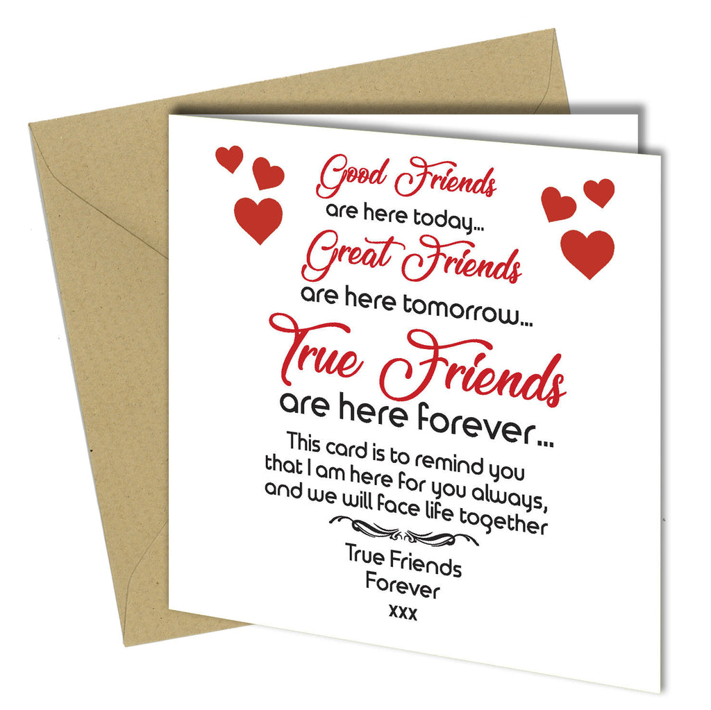 #709 True Friends Forever - Close to the Bone Greeting Cards