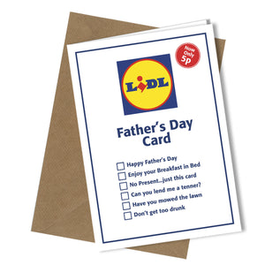 #248 Lidl Father's Day - Close to the Bone Greeting Cards
